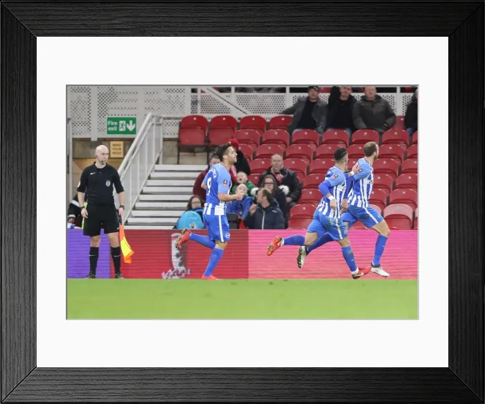 Framed Print : FA Cup 4th Round: Middlesbrough vs. Brighton and Hove Albion Clash at Riverside Stadium (27Jan18) Framed Print : FA Cup 4th Round: Middlesbrough vs. Brighton and Hove Albion Clash at Riverside Stadium (27Jan18)