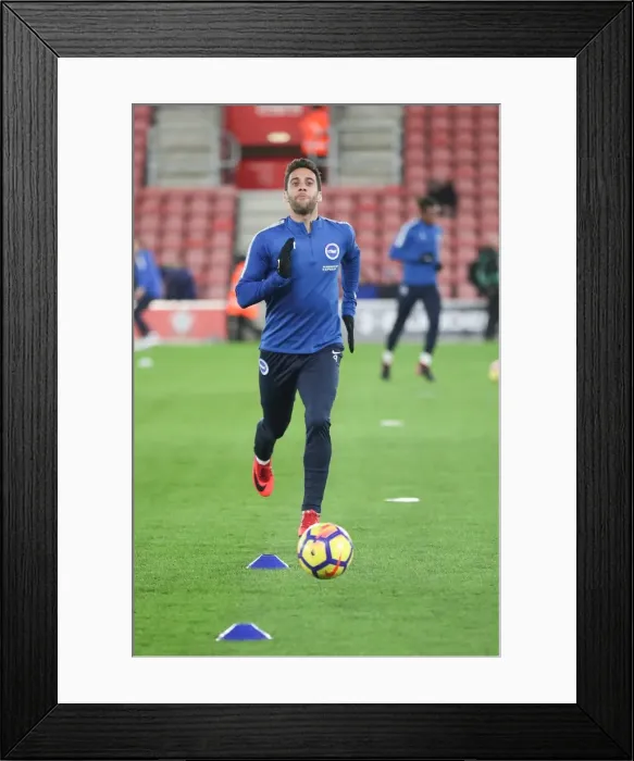 Framed Print : Premier League Showdown: Southampton vs. Brighton and Hove Albion at St. Mary's Stadium (31JAN18) Framed Print : Premier League Showdown: Southampton vs. Brighton and Hove Albion at St. Mary's Stadium (31JAN18)