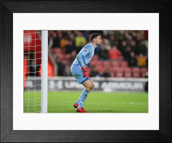 Framed Print : Premier League Showdown: Southampton vs. Brighton and Hove Albion at St. Mary's Stadium (31Jan18)