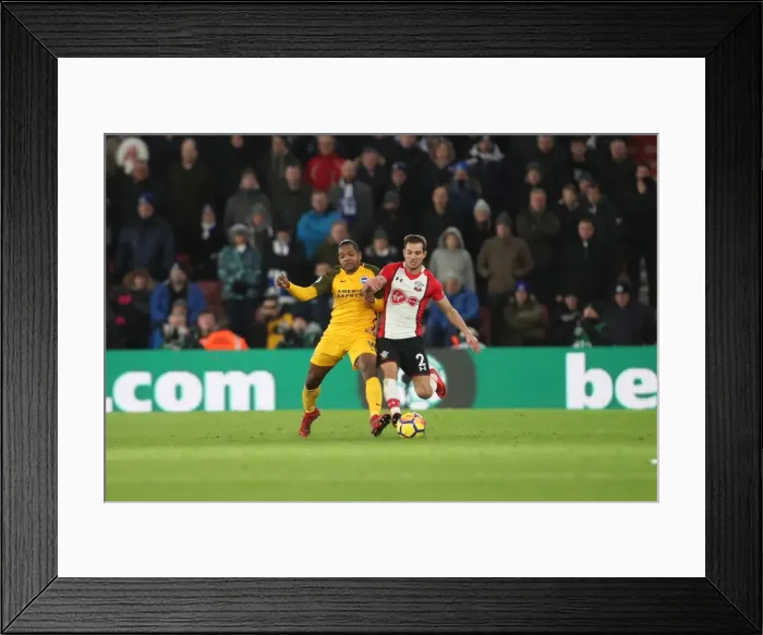Framed Print : Premier League Showdown: Southampton vs. Brighton and Hove Albion at St. Mary's Stadium (31JAN18) Framed Print : Premier League Showdown: Southampton vs. Brighton and Hove Albion at St. Mary's Stadium (31JAN18)