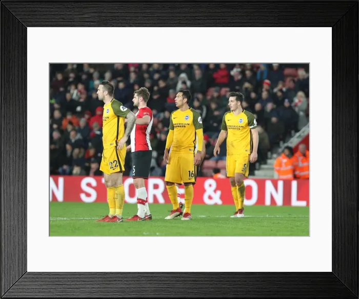 Framed Print : 31Jan18: Southampton vs. Brighton & Hove Albion - Premier League Clash at St. Mary's Stadium Framed Print : 31Jan18: Southampton vs. Brighton & Hove Albion - Premier League Clash at St. Mary's Stadium