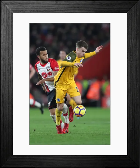 Framed Print : Premier League Showdown: Southampton vs. Brighton and Hove Albion at St. Mary's Stadium (31JAN18)