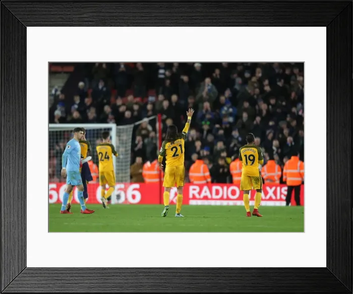 Framed Print : Premier League Showdown: Southampton vs. Brighton and Hove Albion at St. Mary's Stadium (31JAN18) Framed Print : Premier League Showdown: Southampton vs. Brighton and Hove Albion at St. Mary's Stadium (31JAN18)