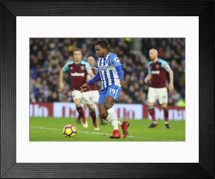 Framed Print : Brighton and Hove Albion vs. West Ham United: Premier League Showdown at American Express Community Stadium (03FEB18) Framed Print : Brighton and Hove Albion vs. West Ham United: Premier League Showdown at American Express Community Stadium (03FEB18)