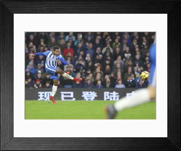 Framed Print : Brighton and Hove Albion vs. West Ham United: A Premier League Clash at American Express Community Stadium (03FEB18)