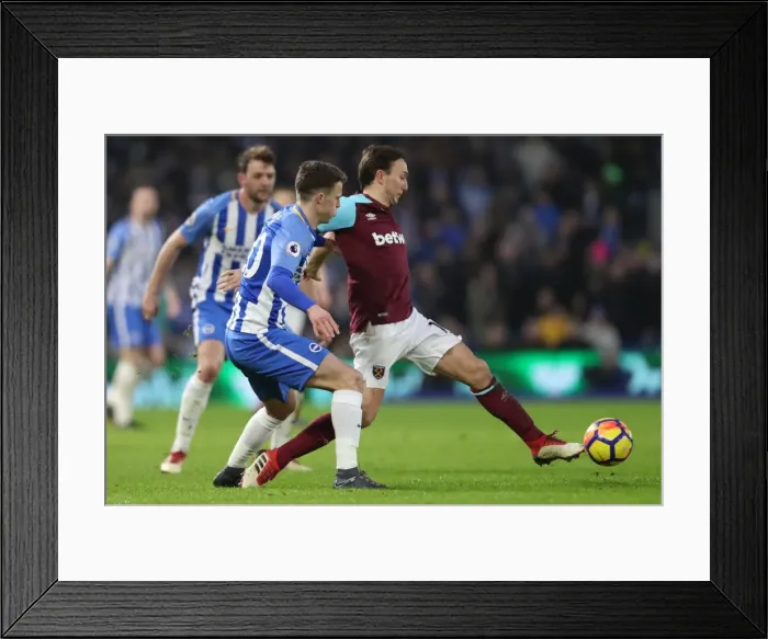 Framed Print : Brighton and Hove Albion vs. West Ham United: A Premier League Clash at American Express Community Stadium (3rd February 2018) Framed Print : Brighton and Hove Albion vs. West Ham United: A Premier League Clash at American Express Community Stadium (3rd February 2018)