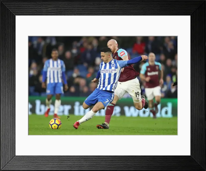 Framed Print : Brighton and Hove Albion vs. West Ham United: A Premier League Clash at American Express Community Stadium (3rd February 2018) Framed Print : Brighton and Hove Albion vs. West Ham United: A Premier League Clash at American Express Community Stadium (3rd February 2018)