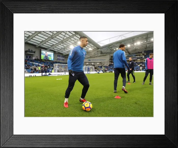 Framed Print : Brighton and Hove Albion vs. West Ham United: A Premier League Clash at American Express Community Stadium (3rd February 2018) Framed Print : Brighton and Hove Albion vs. West Ham United: A Premier League Clash at American Express Community Stadium (3rd February 2018)