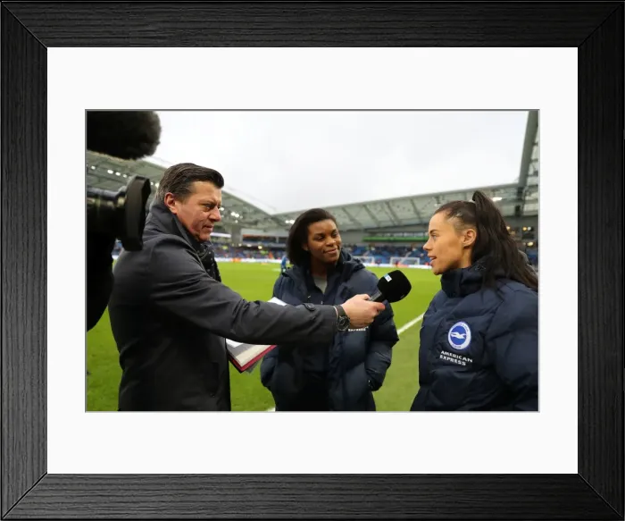 Framed Print : Brighton and Hove Albion vs. West Ham United: A Premier League Clash at American Express Community Stadium (3rd February 2018) Framed Print : Brighton and Hove Albion vs. West Ham United: A Premier League Clash at American Express Community Stadium (3rd February 2018)
