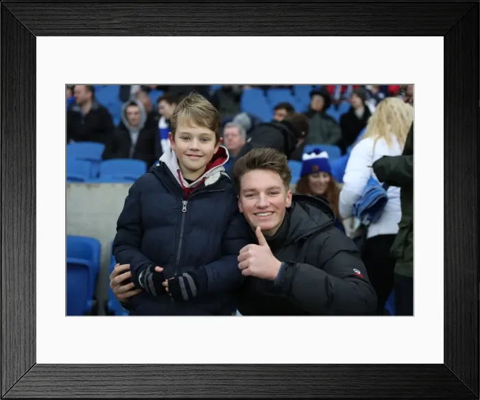 Framed Print : Brighton and Hove Albion vs. West Ham United: Premier League Showdown at American Express Community Stadium (3rd February 2018) Framed Print : Brighton and Hove Albion vs. West Ham United: Premier League Showdown at American Express Community Stadium (3rd February 2018)