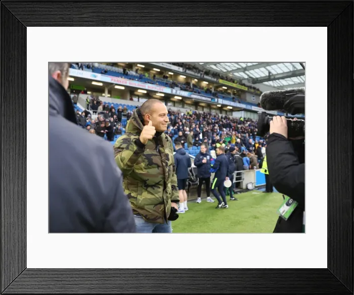 Framed Print : Brighton and Hove Albion vs. West Ham United: Premier League Showdown at American Express Community Stadium (03FEB18) Framed Print : Brighton and Hove Albion vs. West Ham United: Premier League Showdown at American Express Community Stadium (03FEB18)