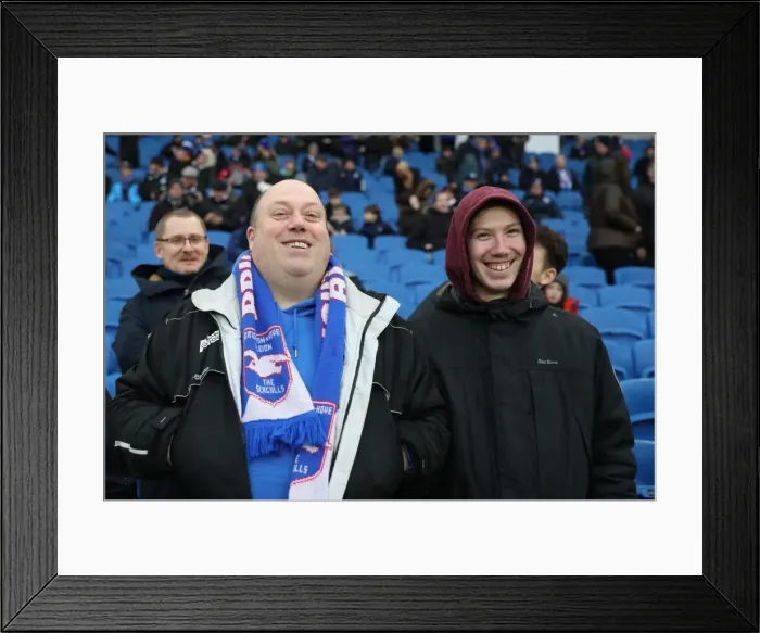Framed Print : Brighton and Hove Albion vs. West Ham United: Premier League Showdown at American Express Community Stadium (03FEB18) Framed Print : Brighton and Hove Albion vs. West Ham United: Premier League Showdown at American Express Community Stadium (03FEB18)