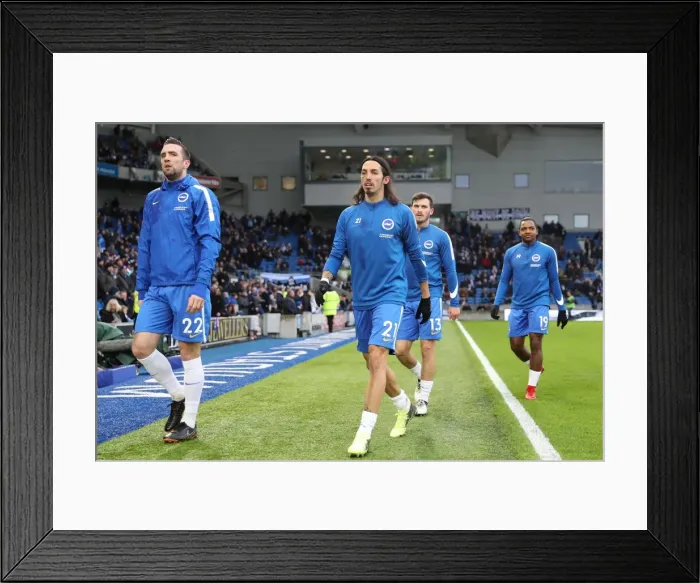 Framed Print : Brighton and Hove Albion vs. West Ham United: Premier League Showdown at American Express Community Stadium (03FEB18) Framed Print : Brighton and Hove Albion vs. West Ham United: Premier League Showdown at American Express Community Stadium (03FEB18)