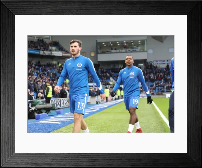 Framed Print : Premier League Showdown: Brighton & Hove Albion vs. West Ham United (3rd February 2018, American Express Community Stadium) Framed Print : Premier League Showdown: Brighton & Hove Albion vs. West Ham United (3rd February 2018, American Express Community Stadium)