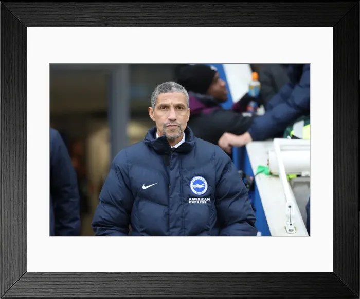 Framed Print : Brighton and Hove Albion vs. West Ham United: Premier League Showdown at American Express Community Stadium (03FEB18) Framed Print : Brighton and Hove Albion vs. West Ham United: Premier League Showdown at American Express Community Stadium (03FEB18)