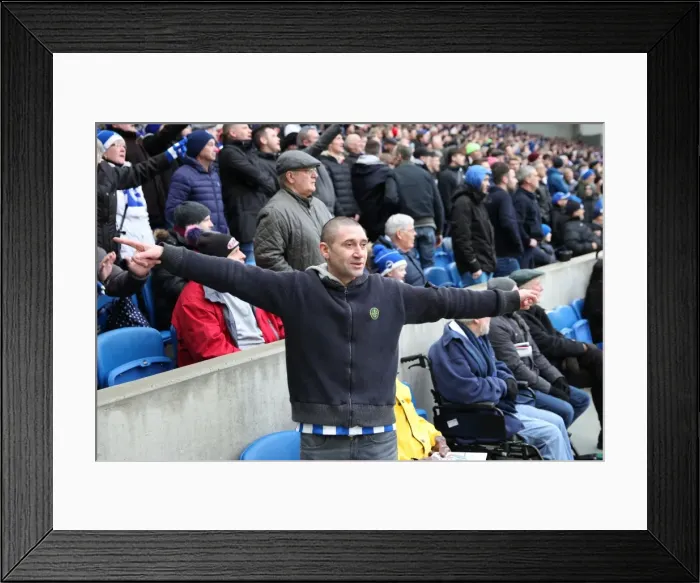 Framed Print : Brighton and Hove Albion vs. West Ham United: Premier League Showdown at American Express Community Stadium (3rd February 2018) Framed Print : Brighton and Hove Albion vs. West Ham United: Premier League Showdown at American Express Community Stadium (3rd February 2018)