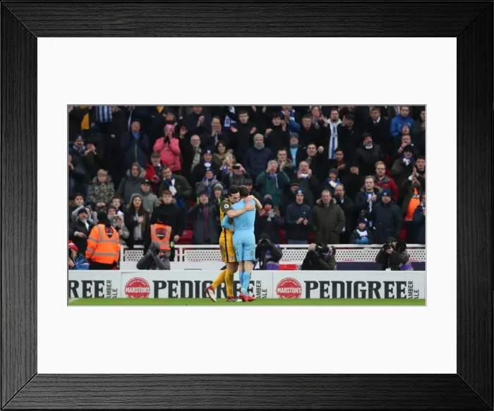 Framed Print : 10FEB18: Premier League Showdown - Stoke City vs. Brighton and Hove Albion at The Bet365 Stadium Framed Print : 10FEB18: Premier League Showdown - Stoke City vs. Brighton and Hove Albion at The Bet365 Stadium