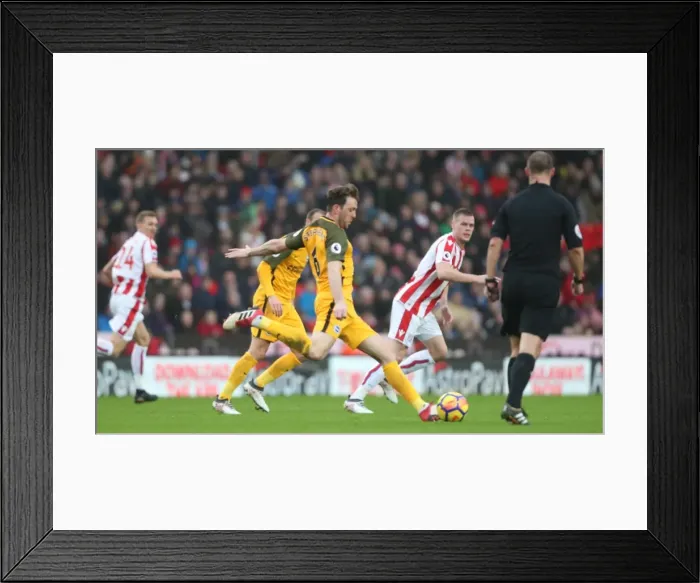Framed Print : 10FEB18: Premier League Showdown - Stoke City vs. Brighton and Hove Albion at The Bet365 Stadium Framed Print : 10FEB18: Premier League Showdown - Stoke City vs. Brighton and Hove Albion at The Bet365 Stadium