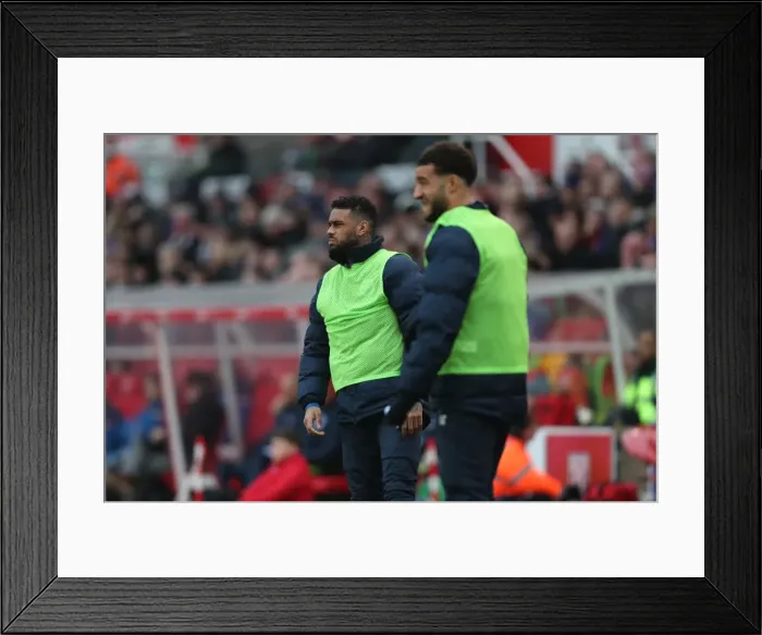 Framed Print : Intense Premier League Battle: Stoke City vs. Brighton and Hove Albion (10FEB18) Framed Print : Intense Premier League Battle: Stoke City vs. Brighton and Hove Albion (10FEB18)