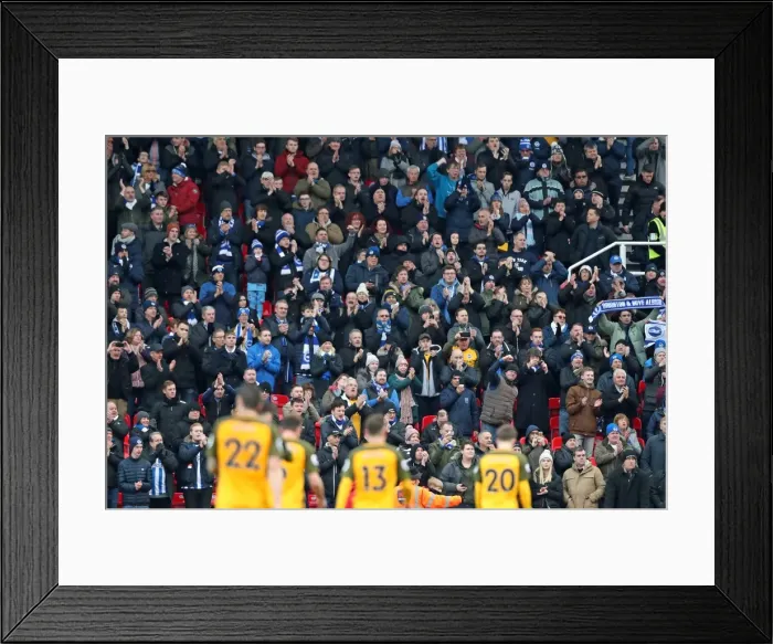 Framed Print : 10FEB18: Premier League Showdown - Stoke City vs. Brighton and Hove Albion at The Bet365 Stadium Framed Print : 10FEB18: Premier League Showdown - Stoke City vs. Brighton and Hove Albion at The Bet365 Stadium