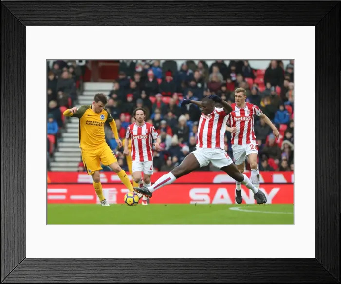 Framed Print : 10FEB18: Premier League Showdown - Stoke City vs. Brighton and Hove Albion at The Bet365 Stadium Framed Print : 10FEB18: Premier League Showdown - Stoke City vs. Brighton and Hove Albion at The Bet365 Stadium