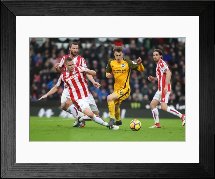Framed Print : 10FEB18: Premier League Battle - Stoke City vs. Brighton and Hove Albion at The Bet365 Stadium Framed Print : 10FEB18: Premier League Battle - Stoke City vs. Brighton and Hove Albion at The Bet365 Stadium