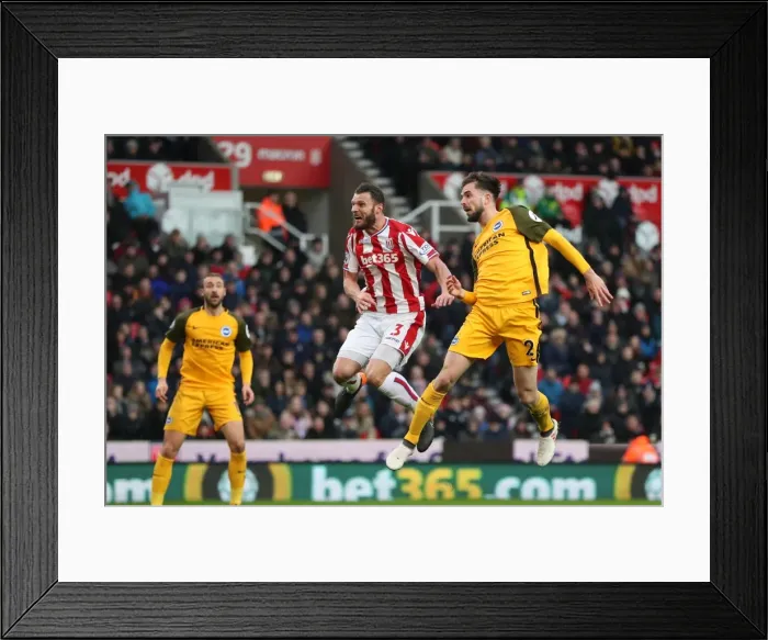 Framed Print : 10FEB18: Premier League Showdown - Stoke City vs. Brighton and Hove Albion at The Bet365 Stadium Framed Print : 10FEB18: Premier League Showdown - Stoke City vs. Brighton and Hove Albion at The Bet365 Stadium