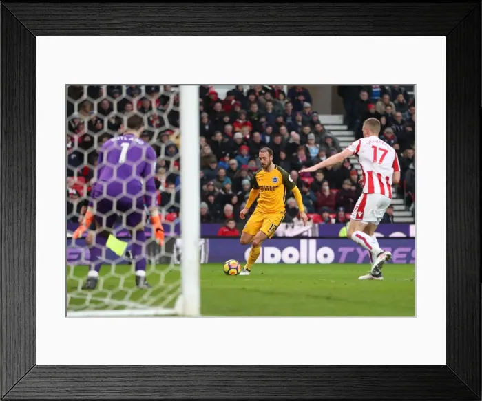 Framed Print : 10FEB18: Premier League Showdown - Stoke City vs. Brighton and Hove Albion at The Bet365 Stadium Framed Print : 10FEB18: Premier League Showdown - Stoke City vs. Brighton and Hove Albion at The Bet365 Stadium