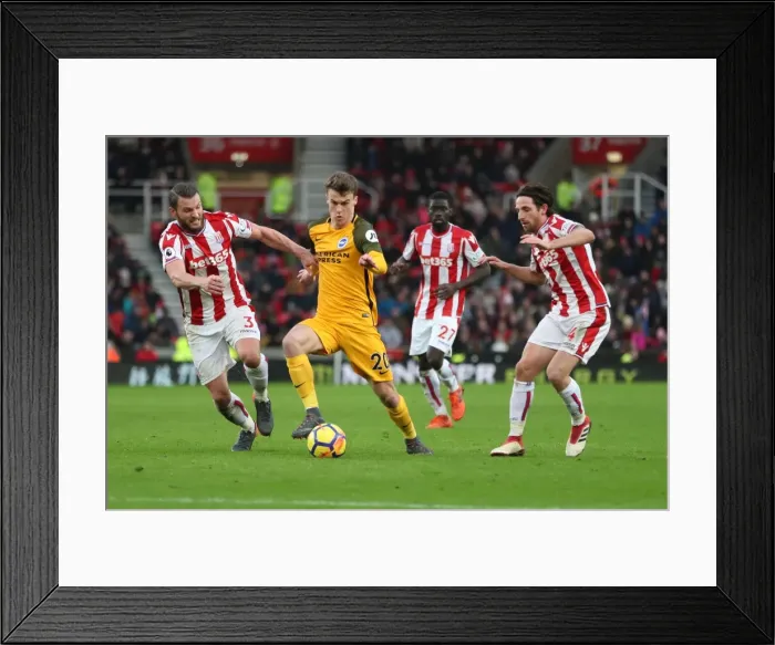 Framed Print : 10FEB18: Premier League Showdown - Stoke City vs. Brighton and Hove Albion at The Bet365 Stadium Framed Print : 10FEB18: Premier League Showdown - Stoke City vs. Brighton and Hove Albion at The Bet365 Stadium