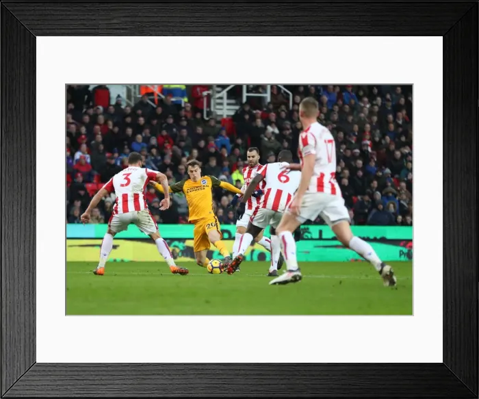 Framed Print : Premier League Showdown: Stoke City vs. Brighton and Hove Albion (10FEB18) Framed Print : Premier League Showdown: Stoke City vs. Brighton and Hove Albion (10FEB18)