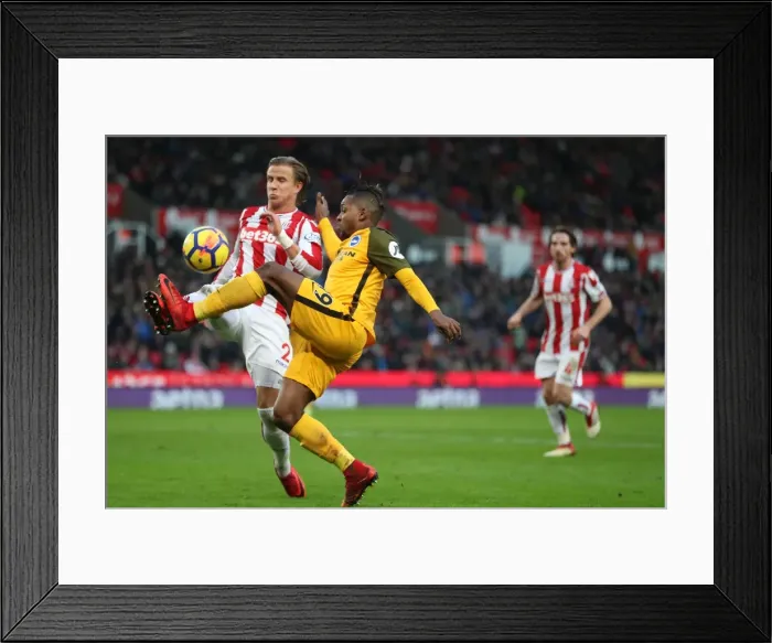 Framed Print : 10FEB18: Premier League Showdown - Stoke City vs. Brighton and Hove Albion at The Bet365 Stadium Framed Print : 10FEB18: Premier League Showdown - Stoke City vs. Brighton and Hove Albion at The Bet365 Stadium