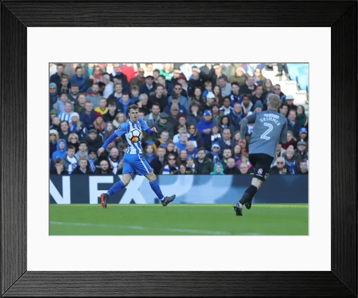 Framed Print : Brighton and Hove Albion vs. Coventry City: FA Cup 5th Round Battle at American Express Community Stadium (17FEB18) Framed Print : Brighton and Hove Albion vs. Coventry City: FA Cup 5th Round Battle at American Express Community Stadium (17FEB18)