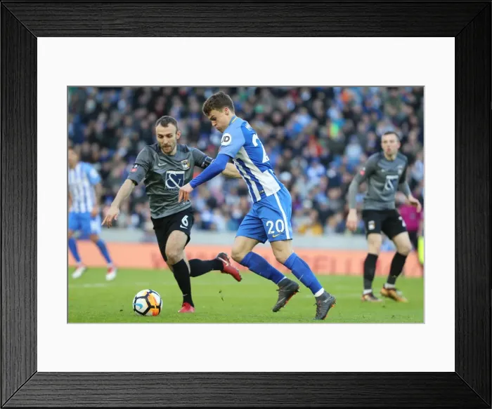 Framed Print : Brighton and Hove Albion vs Coventry City: FA Cup 5th Round Battle at the American Express Community Stadium (17FEB18) Framed Print : Brighton and Hove Albion vs Coventry City: FA Cup 5th Round Battle at the American Express Community Stadium (17FEB18)