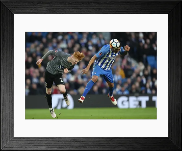 Framed Print : Brighton and Hove Albion vs. Coventry City: FA Cup 5th Round Battle at the American Express Community Stadium (17FEB18) Framed Print : Brighton and Hove Albion vs. Coventry City: FA Cup 5th Round Battle at the American Express Community Stadium (17FEB18)