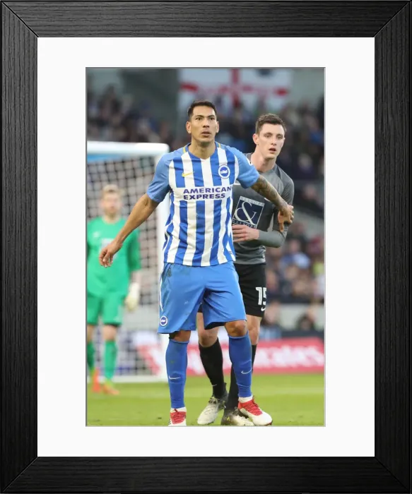 Framed Print : Brighton and Hove Albion vs. Coventry City: FA Cup 5th Round Battle at American Express Community Stadium (17FEB18) Framed Print : Brighton and Hove Albion vs. Coventry City: FA Cup 5th Round Battle at American Express Community Stadium (17FEB18)