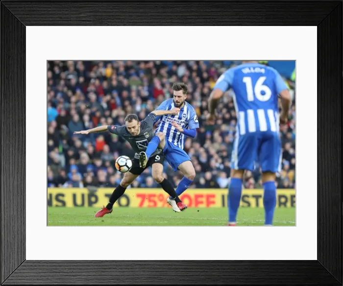 Framed Print : Brighton and Hove Albion vs. Coventry City: FA Cup 5th Round Battle at the American Express Community Stadium (17FEB18) Framed Print : Brighton and Hove Albion vs. Coventry City: FA Cup 5th Round Battle at the American Express Community Stadium (17FEB18)