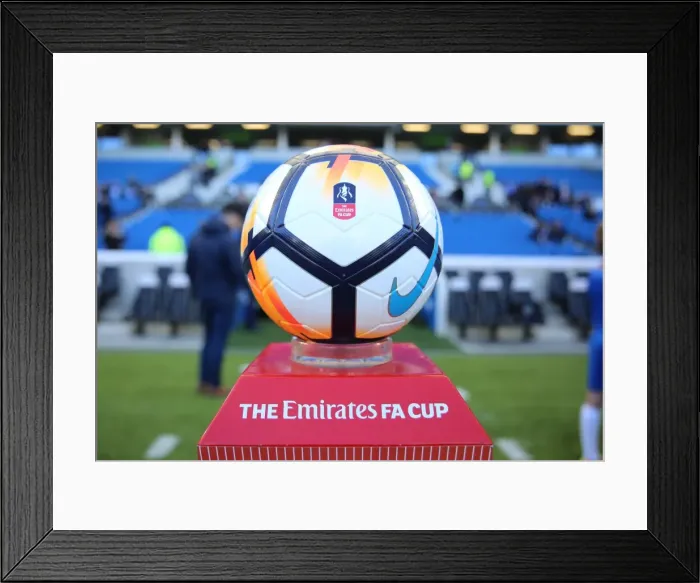 Framed Print : Brighton and Hove Albion vs Coventry City: FA Cup 5th Round Battle at American Express Community Stadium (17FEB18)