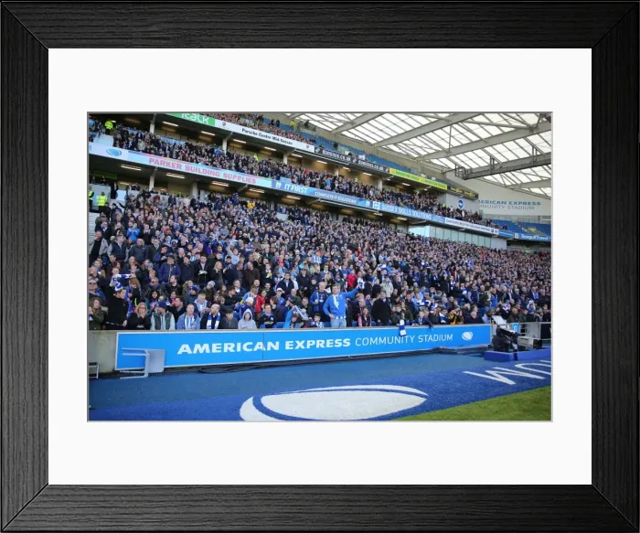 Framed Print : Brighton and Hove Albion vs. Coventry City: FA Cup 5th Round Battle at the American Express Community Stadium (17FEB18) Framed Print : Brighton and Hove Albion vs. Coventry City: FA Cup 5th Round Battle at the American Express Community Stadium (17FEB18)