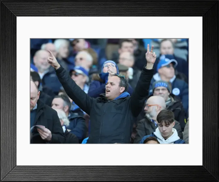 Framed Print : Brighton and Hove Albion vs. Coventry City: FA Cup 5th Round Battle at the American Express Community Stadium (17FEB18) Framed Print : Brighton and Hove Albion vs. Coventry City: FA Cup 5th Round Battle at the American Express Community Stadium (17FEB18)
