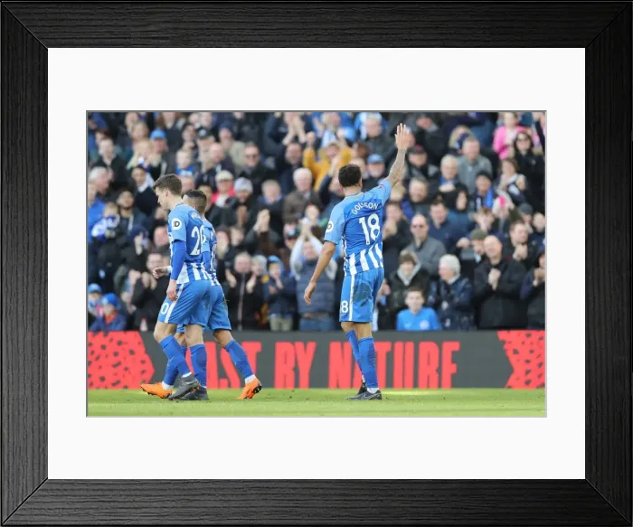 Framed Print : Brighton and Hove Albion vs. Coventry City: FA Cup 5th Round Battle at American Express Community Stadium (17FEB18) Framed Print : Brighton and Hove Albion vs. Coventry City: FA Cup 5th Round Battle at American Express Community Stadium (17FEB18)