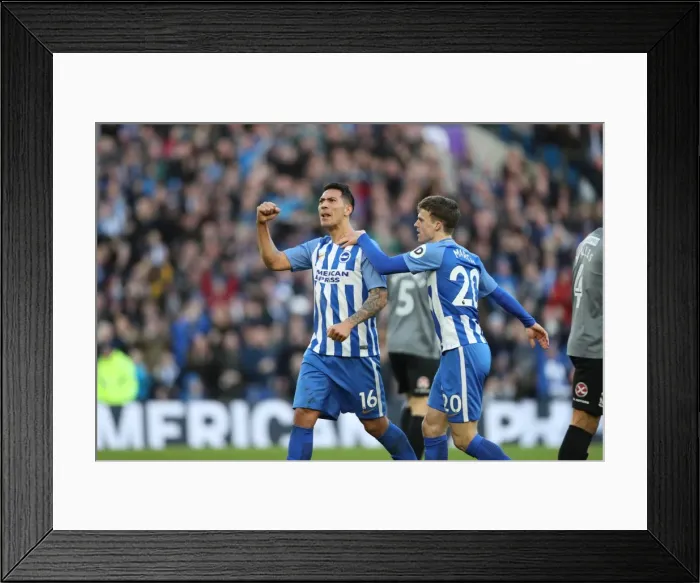 Framed Print : Brighton and Hove Albion vs. Coventry City: FA Cup 5th Round Battle at American Express Community Stadium (17FEB18) Framed Print : Brighton and Hove Albion vs. Coventry City: FA Cup 5th Round Battle at American Express Community Stadium (17FEB18)