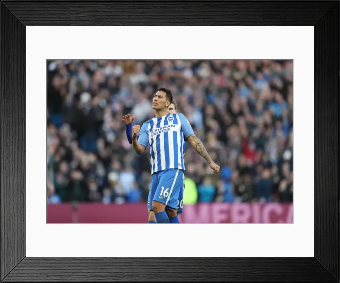 Framed Print : Brighton and Hove Albion vs. Coventry City: FA Cup 5th Round Battle at American Express Community Stadium (17FEB18) Framed Print : Brighton and Hove Albion vs. Coventry City: FA Cup 5th Round Battle at American Express Community Stadium (17FEB18)
