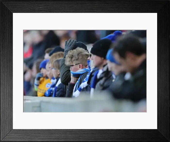 Framed Print : Intense Premier League Showdown: Brighton & Hove Albion vs Swansea City (24FEB18) Framed Print : Intense Premier League Showdown: Brighton & Hove Albion vs Swansea City (24FEB18)