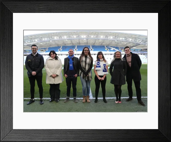 Framed Print : Brighton and Hove Albion vs Swansea City: A Premier League Clash at American Express Community Stadium (24FEB18) Framed Print : Brighton and Hove Albion vs Swansea City: A Premier League Clash at American Express Community Stadium (24FEB18)