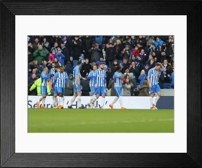 Framed Print : Intense Premier League Showdown: Brighton & Hove Albion vs Swansea City (24FEB18) Framed Print : Intense Premier League Showdown: Brighton & Hove Albion vs Swansea City (24FEB18)