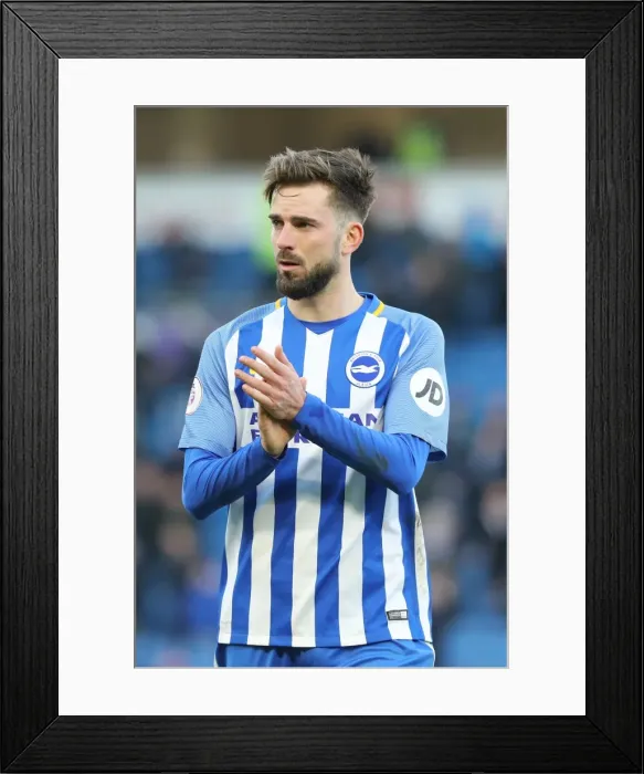 Framed Print : Intense Premier League Showdown: Brighton & Hove Albion vs Swansea City (24Feb18)