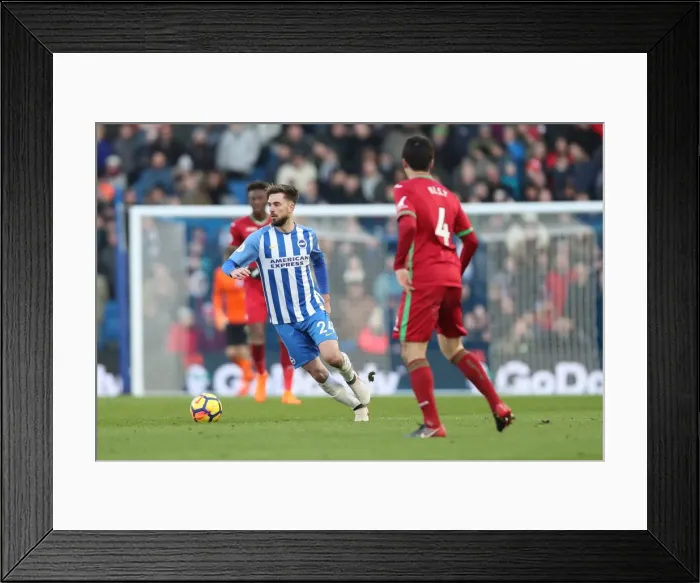 Framed Print : Brighton and Hove Albion vs Swansea City: A Premier League Clash at American Express Community Stadium (24FEB18) Framed Print : Brighton and Hove Albion vs Swansea City: A Premier League Clash at American Express Community Stadium (24FEB18)