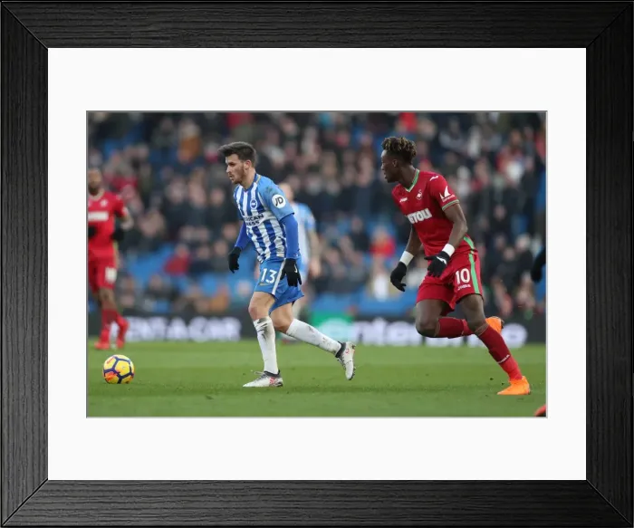 Framed Print : Intense Premier League Showdown: Brighton & Hove Albion vs Swansea City - 24th February 2018 Framed Print : Intense Premier League Showdown: Brighton & Hove Albion vs Swansea City - 24th February 2018
