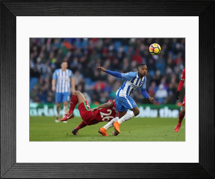 Framed Print : Intense Premier League Showdown: Brighton & Hove Albion vs Swansea City (24FEB18) Framed Print : Intense Premier League Showdown: Brighton & Hove Albion vs Swansea City (24FEB18)