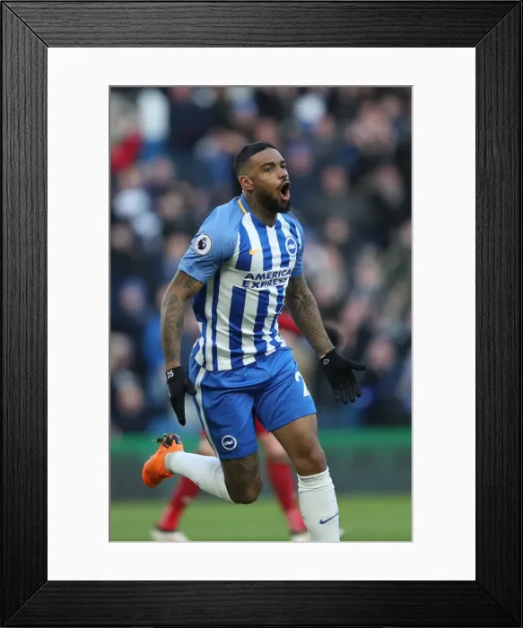 Framed Print : Intense Premier League Clash: Brighton & Hove Albion vs Swansea City (24FEB18) - American Express Community Stadium Framed Print : Intense Premier League Clash: Brighton & Hove Albion vs Swansea City (24FEB18) - American Express Community Stadium